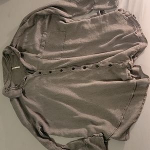free people ls button up